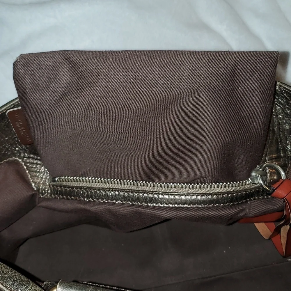 Chloe Canvas and Leather Satchel Bag